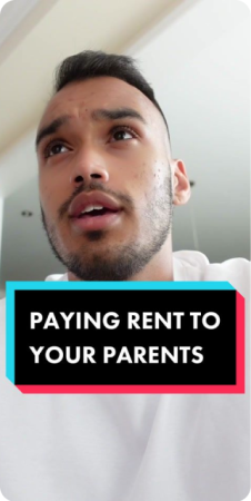 Paying rent to your parents